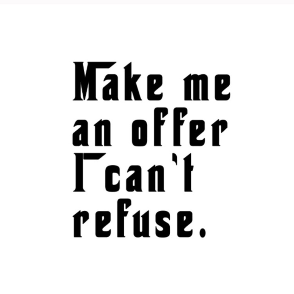 Please make an offer on any item!